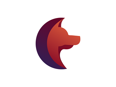 "Moon Fox" Logo 2018 brand branding d design exploration graphic logo premade