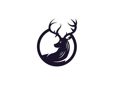 "Deer" Logo premade 2018 brand branding d design exploration flat graphic icon identity illustration logo premade type vector