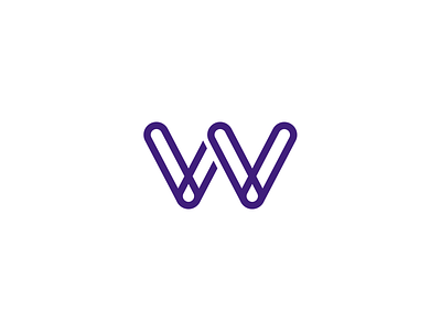 "W" Logo 2018 brand branding d design exploration flat graphic identity illustration lettering logo minimal premade type vector