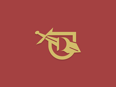 "D+ Sword" Logo premade 2018 brand branding d design exploration flat graphic icon identity illustration logo minimal premade type vector