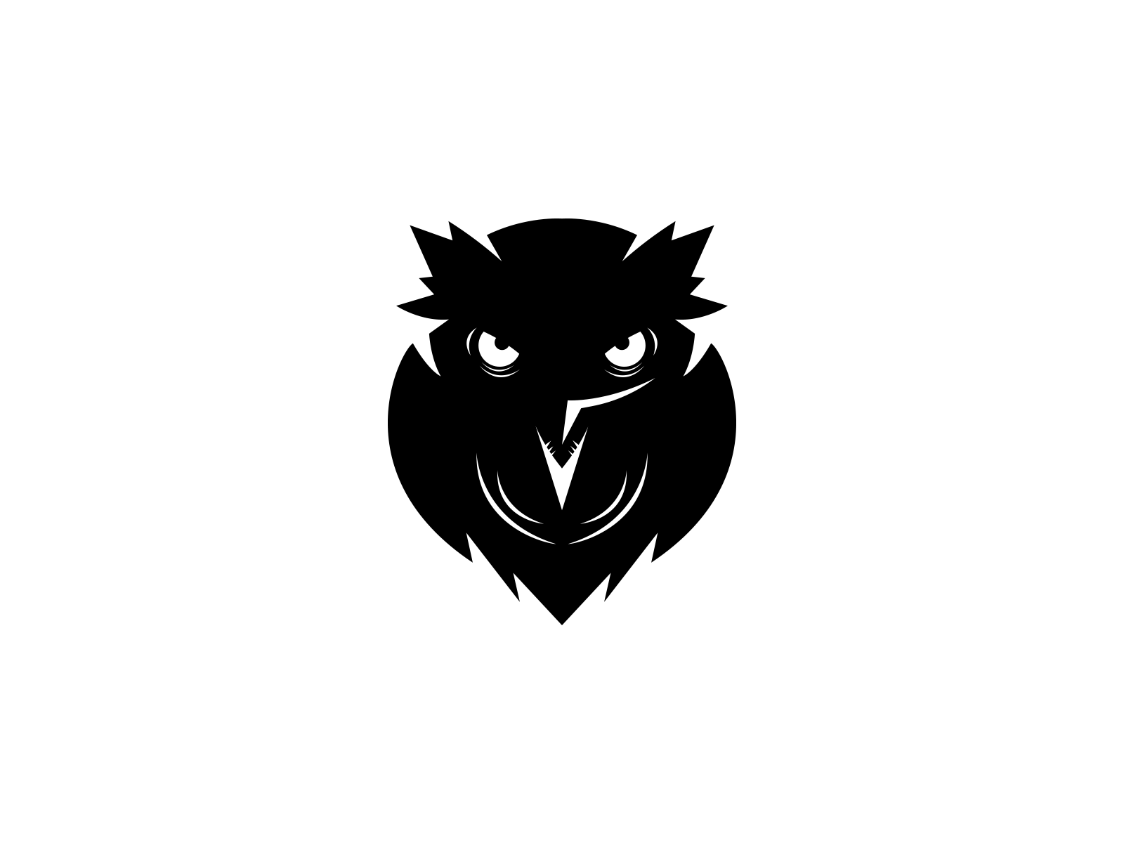 Dribbble Owl Logo Png By Matthieu H