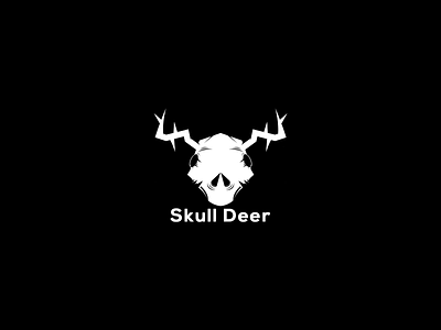 "Skull Deer" Logo premade 2018 brand branding d design exploration flat graphic icon identity illustration illustrator logo minimal premade type vector web