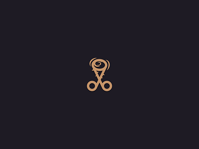 Rose Scissor" Logo premade" 2018 brand branding clean d design exploration flat graphic icon identity illustration illustrator logo minimal premade type vector web