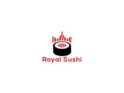 "Royal Sushi" Logo exploration