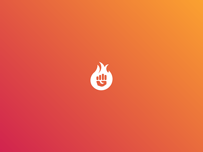 "Fist on Fire" Logo concept