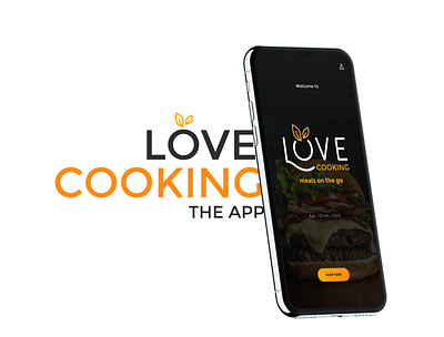 LoveCooking App branding food app logo design mobile app design mobile ui product design uidesign ux design