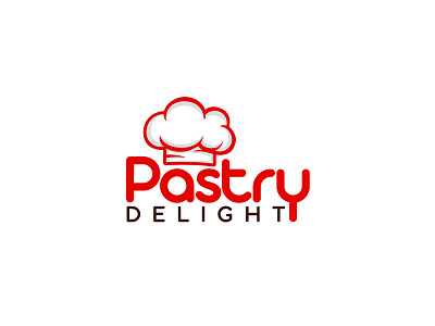 Pastry delight logo branding food logo icon illustration illustrator logo pastry type typography