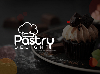 Pastry delight branding cake design food icon illustration illustrator logo mockup pastry type