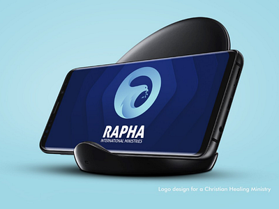 Rapha Ministries logo adobe branding design gradient icon illustration lagos logo mock up mock ups nigeria photoshop typography