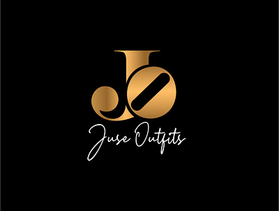 Juse Outfits Fashion Store branding icon illustration logo minimal typography