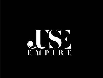 juse empire logo branding icon illustration illustrator lettering logo negative space logo type typogaphy ux vector