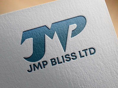 Jmp bliss branding icon illustration logo minimal mockup negative space logo type typogaphy