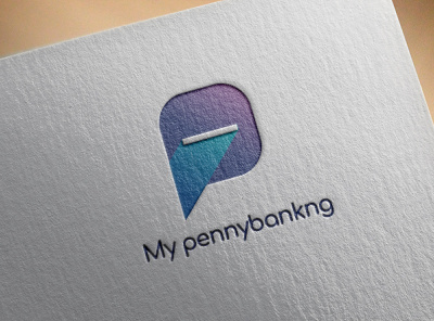 pennybank logo icon illustration illustrator logo minimal