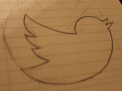 Twitter Logo Sketch