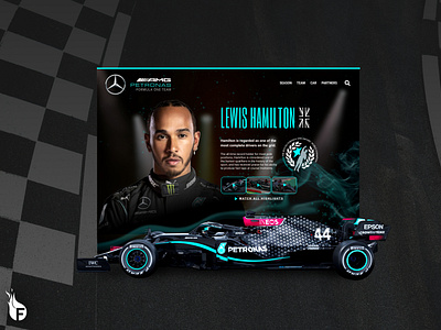 Lewis Hamilton Web Concept