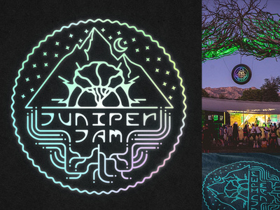 LED Sign & Shirt Design for Juniper Jam adafruit adobe adobe illustrator arduino arizona art edm electronic festival graphic design illustration illustrator led lineal music music festival neopixel shirt sign vector