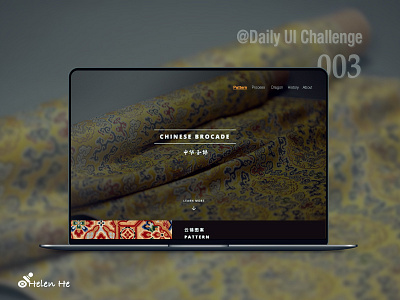 Uidaily3 003 call to action chinesebrocade cta culture dailyui silkcraft ui