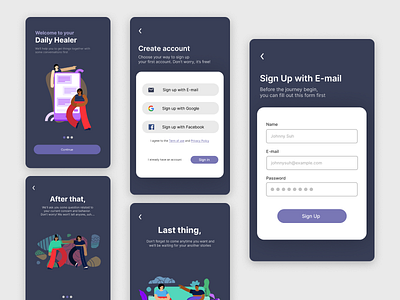 Daily UI 01 - Sign Up