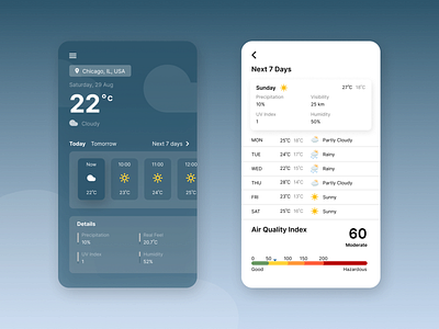 Weather App android design mobile app ui ux weather weather app weather forecast