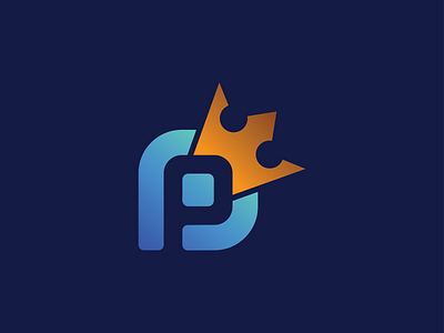 Crown Letter P Logo