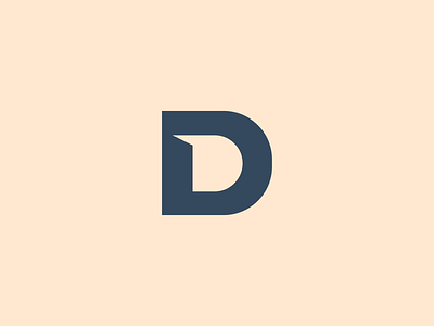 Letter D chat Logo