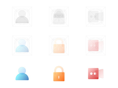 icon-01 3d colors figma gradient icon ui