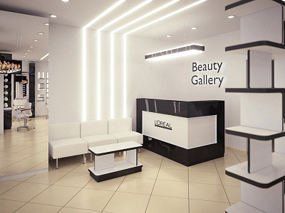 7th heaven beauty salon. Reception