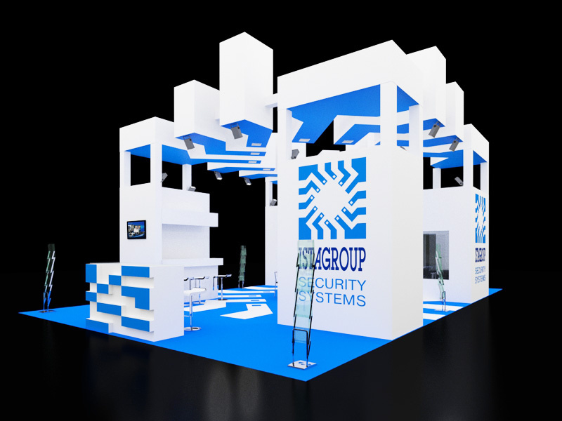 Ista group booth design by Igor Shevchenko on Dribbble