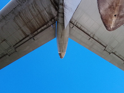 Plane and sky