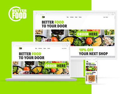 Better Food - Website adobe xd graphic design ui ui design web design website