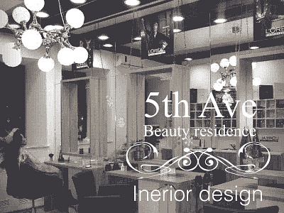 Fifth Ave beauty salon interior design title pic