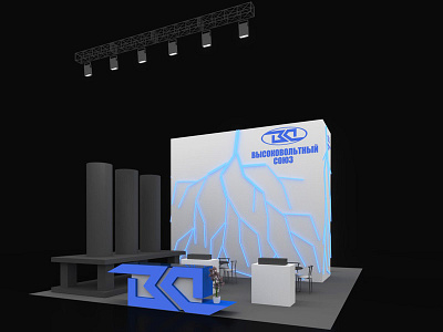 Vsoyuz booth design blender booth design