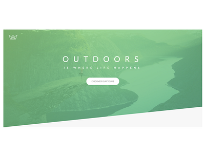Outdoor - Landing Page Site css animations css3 design html5 responsive sass travel ui