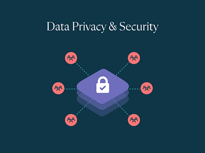 Data Privacy & Security data privacy healthcare hipaa illustration security vector website