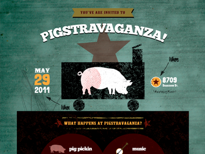 Pigstravaganza - Woah Alternate Green Background!