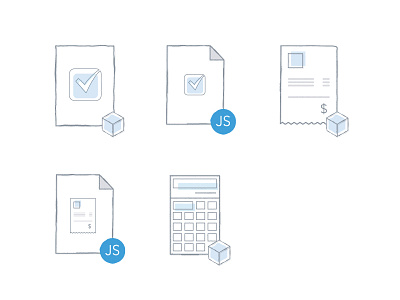 Eligible Product Icons api calculator document icons illustration invoice receipt