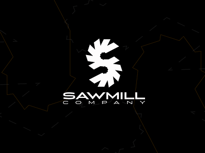 Sawmill branding design logo sawmill vector