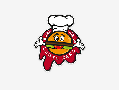 Goodness What I like to eat! design illustration logo mascotte vector