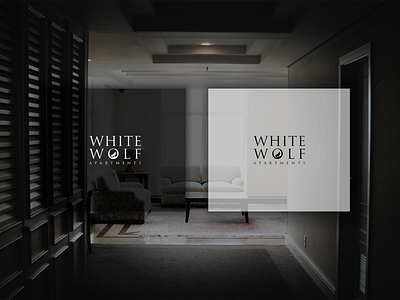 White Wolf Apartments branding logo