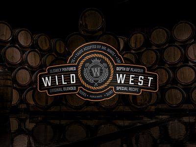 Wild West Whisky Label