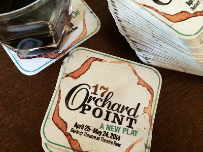 Orchard Point Coasters coasters promotion stain