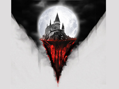 The Dark Castle creative design graphic manipulation photoshop