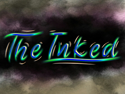 The Inked creative digitalart typo