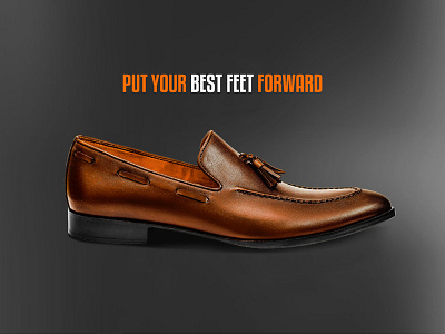 Shoe ad advertising branding design graphic