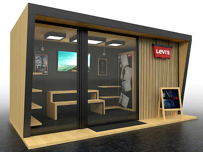 Levi's mobile outlet idea by me 3d advertising branding creative