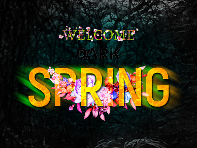 Dardk Spring creative design graphic illustration