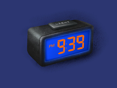 Alarm clock design illustration visual visual design