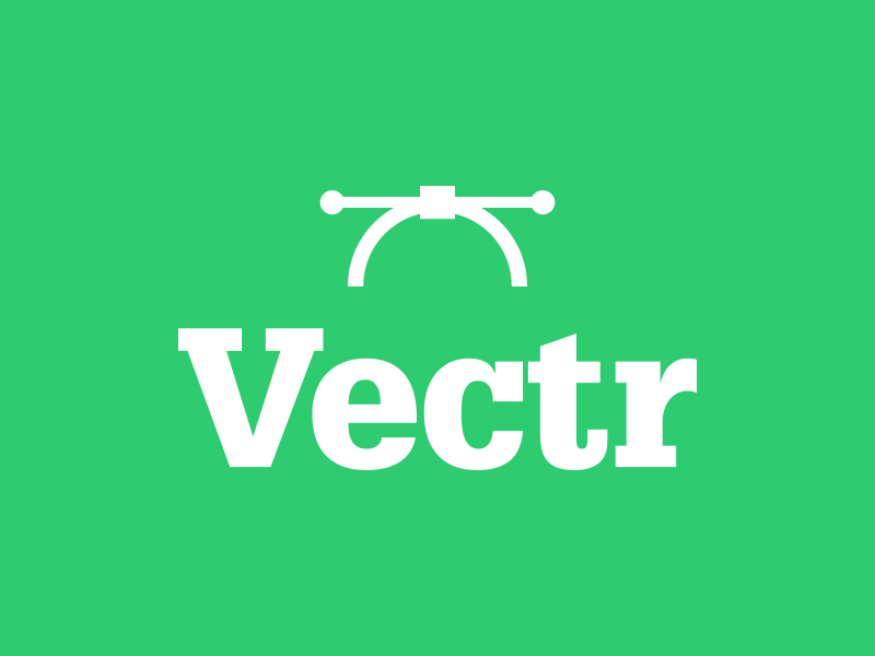 Vectr SVG Logo svg vector webfont ligature