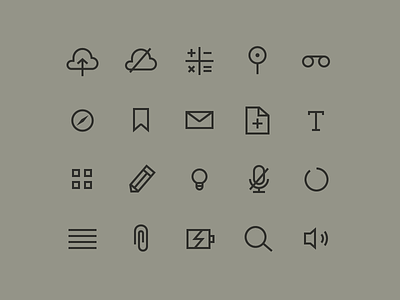Skinny Icons icon icons
