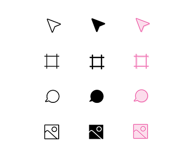 Figma Tools Icon Set design icon ui
